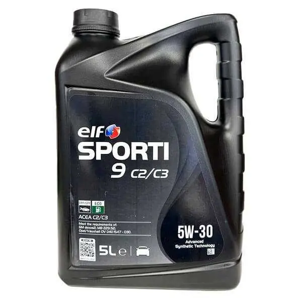 Garrafa 5L ELF Sporti 9 5w30 C2/C3